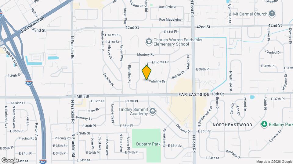 8605 Catalina Dr Map and Location Details