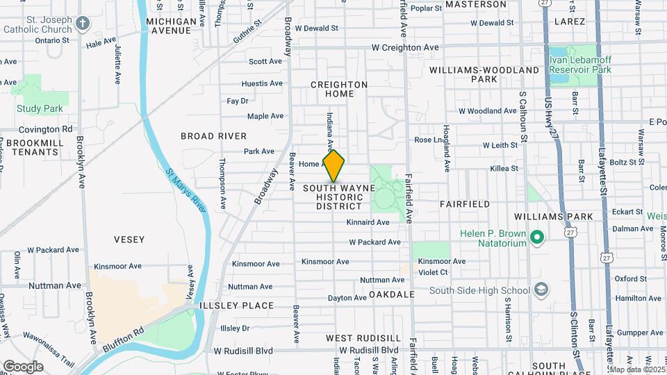 3009 Indiana Ave Map and Location Details