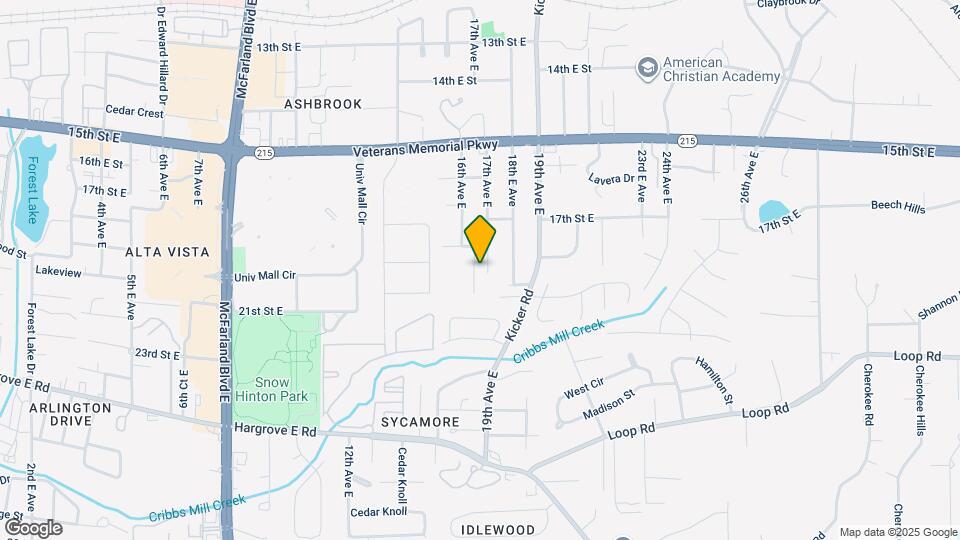 1820 17th Ave E Map and Location Details
