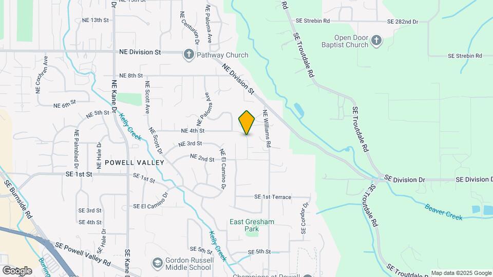 349 NE Lovrien Ave Map and Location Details