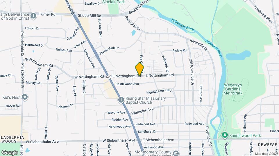 226 E Nottingham Rd Map and Location Details