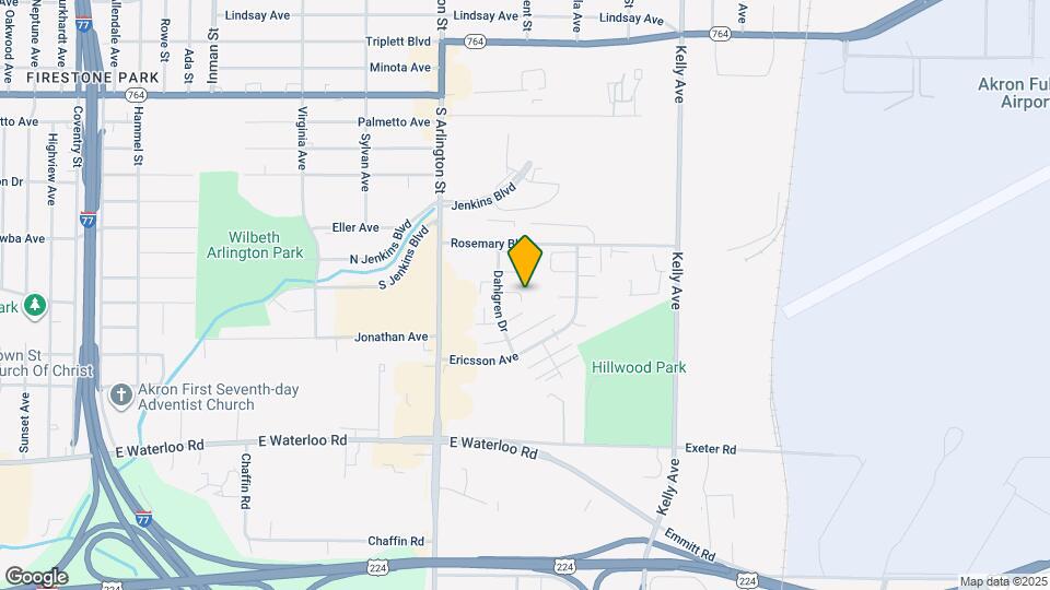1085 Catskill Dr Map and Location Details