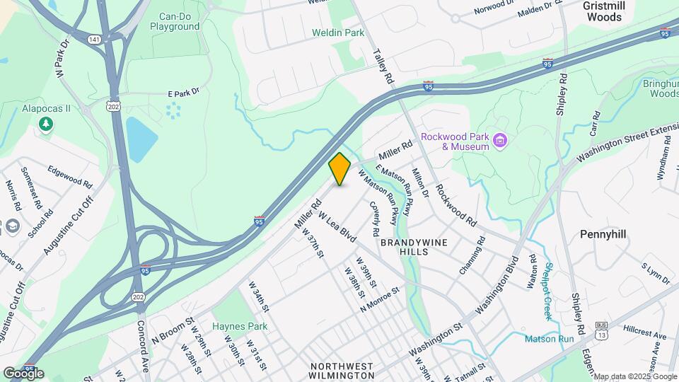 Brandywine Hills Apartments Map and Location Details