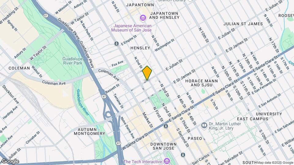 30 E Julian St Mapa y Detalles de la Ubicación