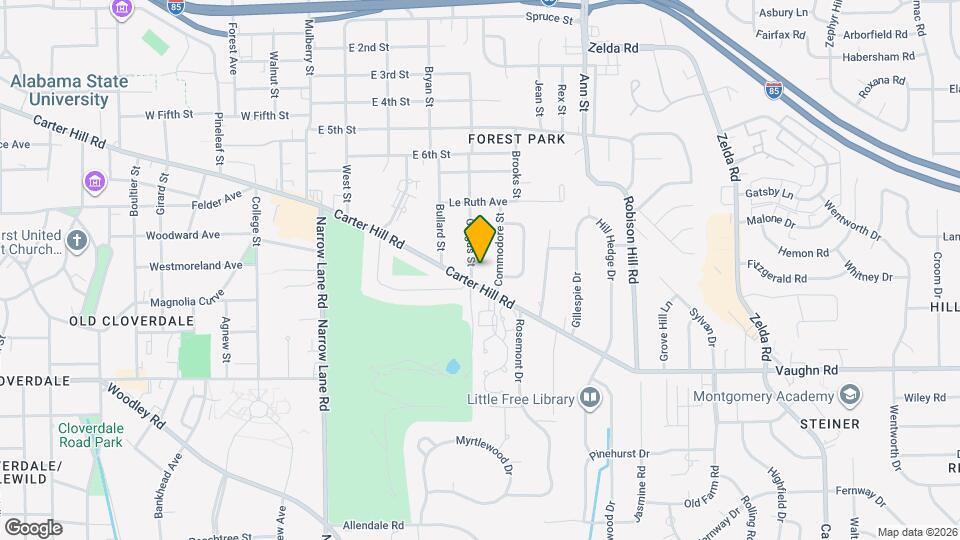 2069 Gorgas St Map and Location Details