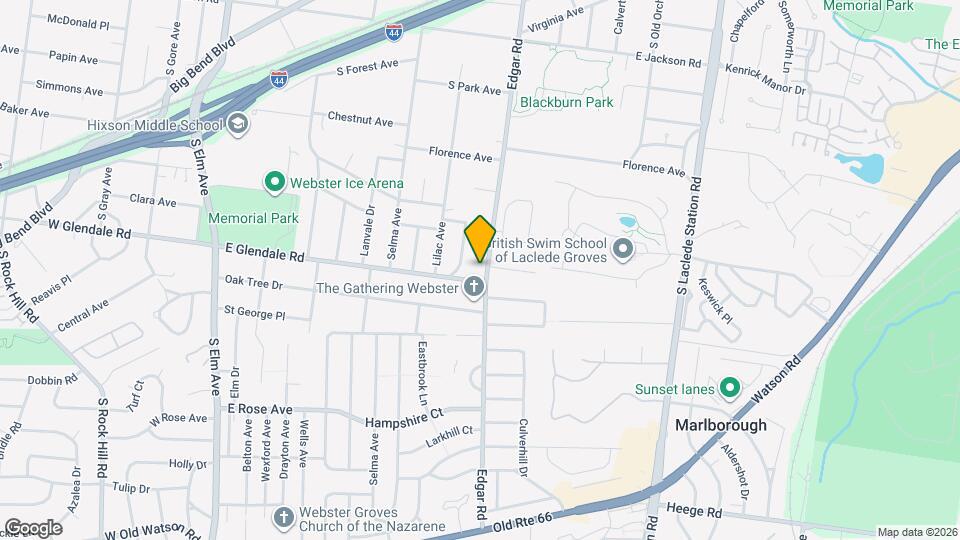 825 Edgar Rd Map and Location Details