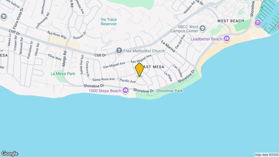 1398 Santa Rita Cir Map and Location Details