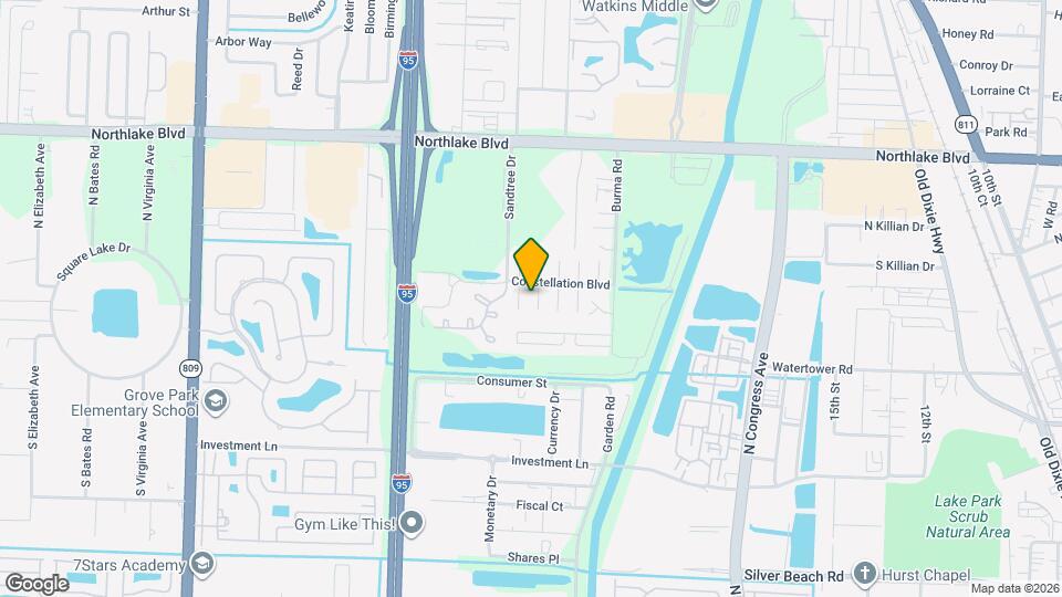 8633 Pluto Terrace Map and Location Details