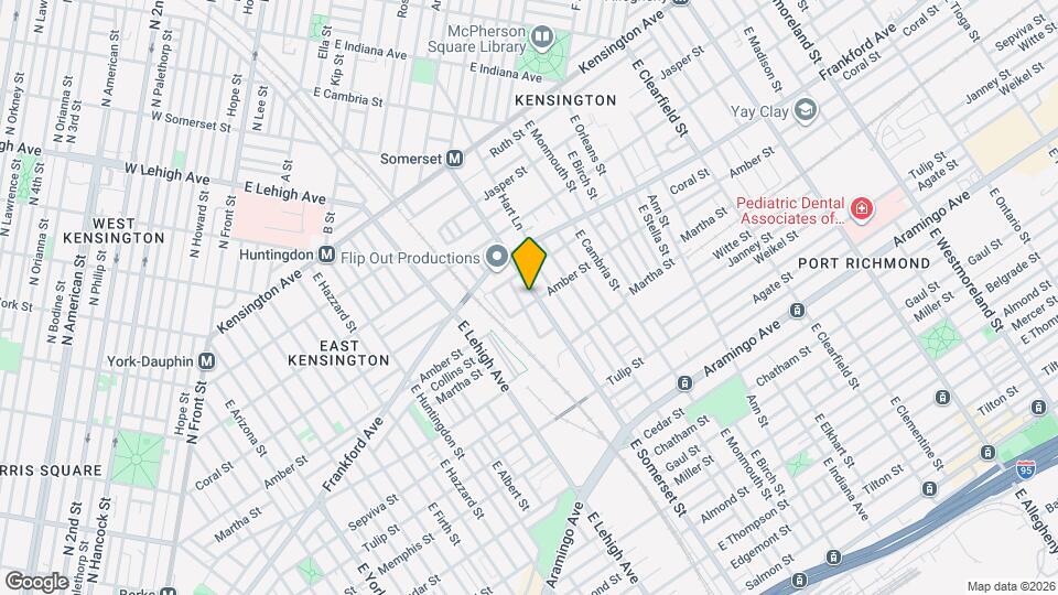 2068 E Somerset St Map and Location Details