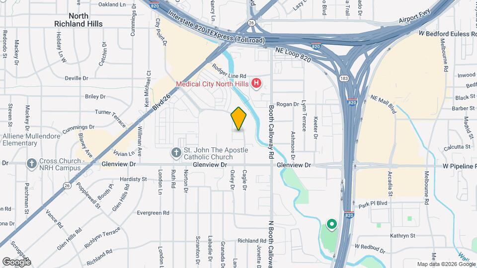 Room in House on Jones Dr Mapa y Detalles de la Ubicación