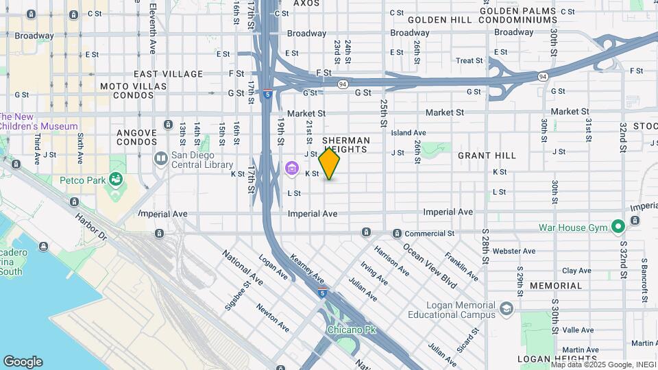 219 22nd St Map and Location Details