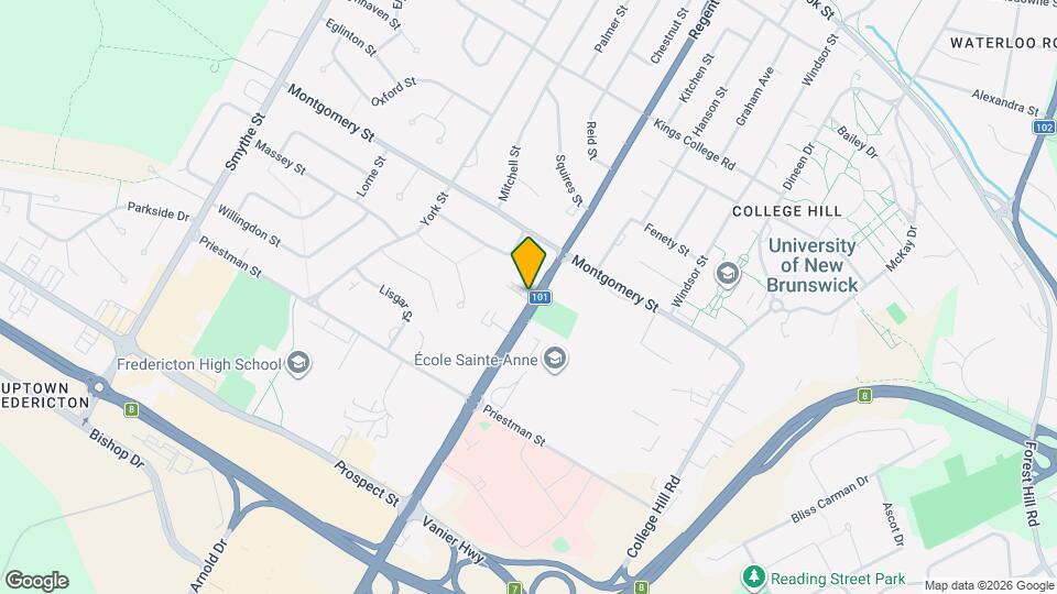 951 Regent St Map and Location Details