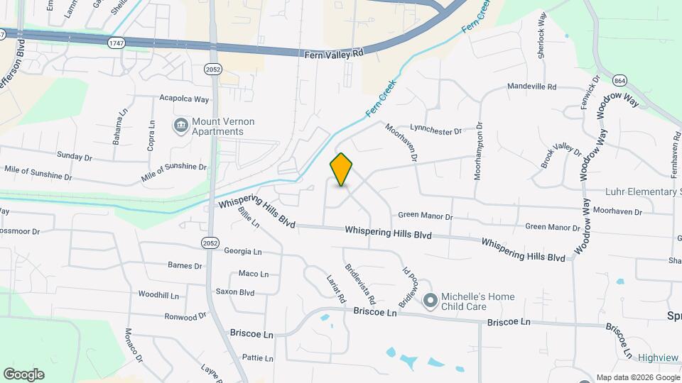 6814 Oak Rock Dr Map and Location Details