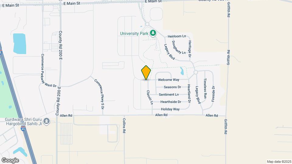 612 Classic Ln Map and Location Details