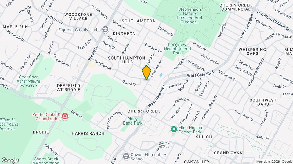 3109 Plantation Rd Map and Location Details