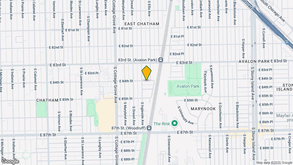 949 E 84th St Map and Location Details