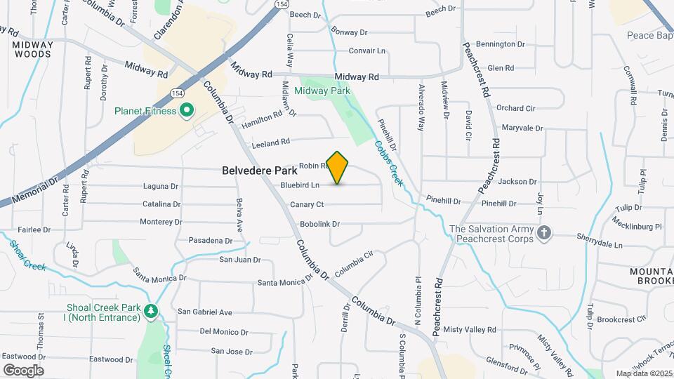 3191 Bluebird Ln Mapa y Detalles de la Ubicación