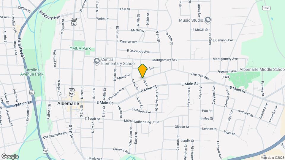 640 Pee Dee Ave Mapa y Detalles de la Ubicación
