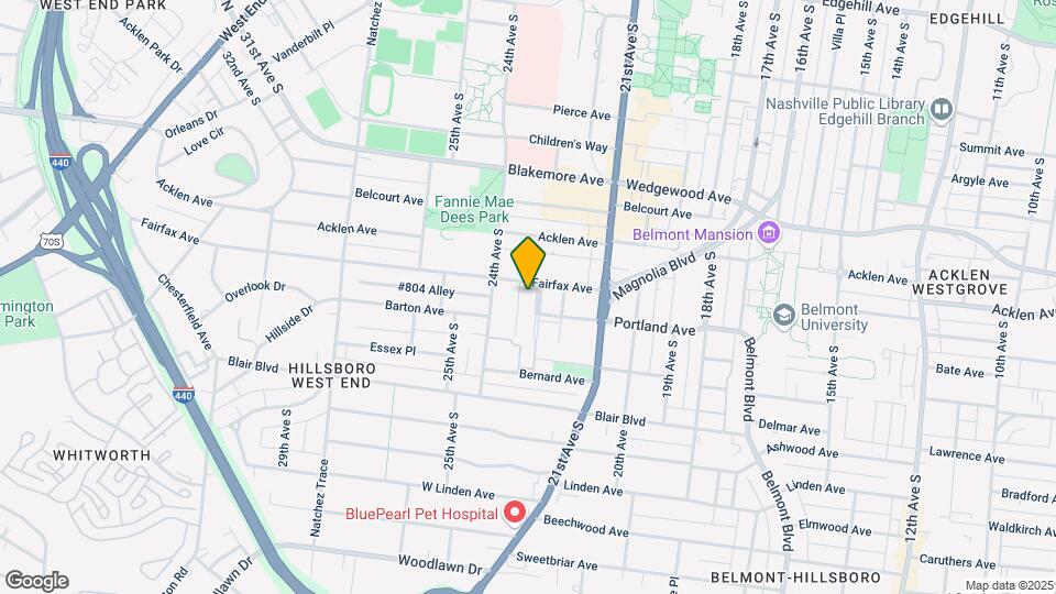 1905 Convent Pl Map and Location Details