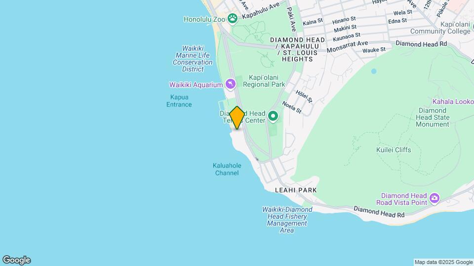 2895 Kalakaua Ave Map and Location Details