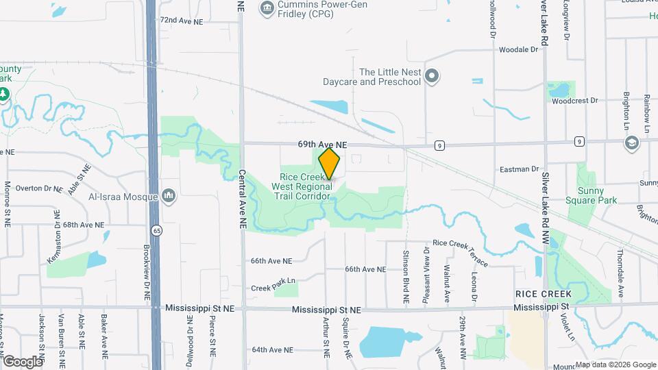 1516 S Timber Ridge Map and Location Details
