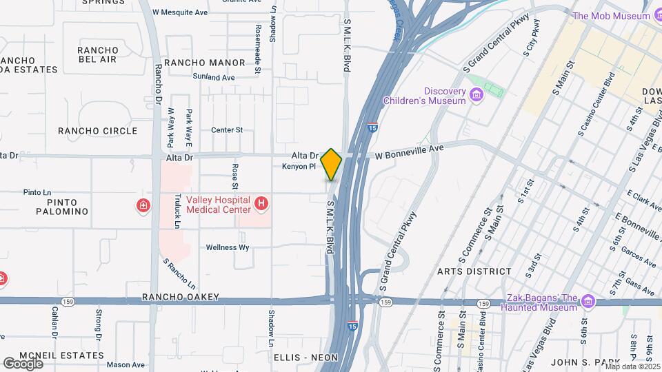525-529 Desert Ln Map and Location Details
