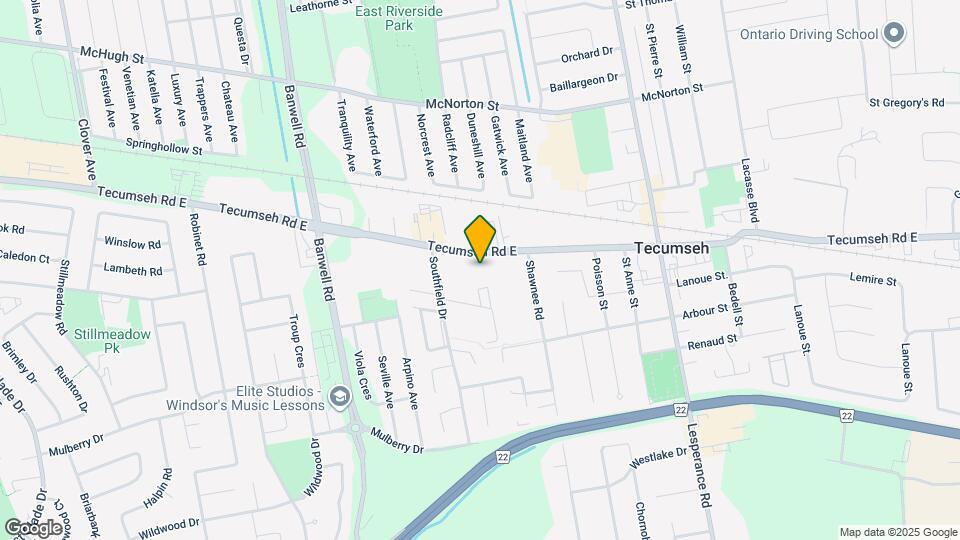 11917 Tecumseh Rd E Map and Location Details