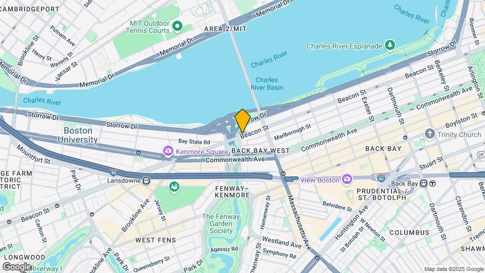 500 Beacon St, Unit 4 Map and Location Details