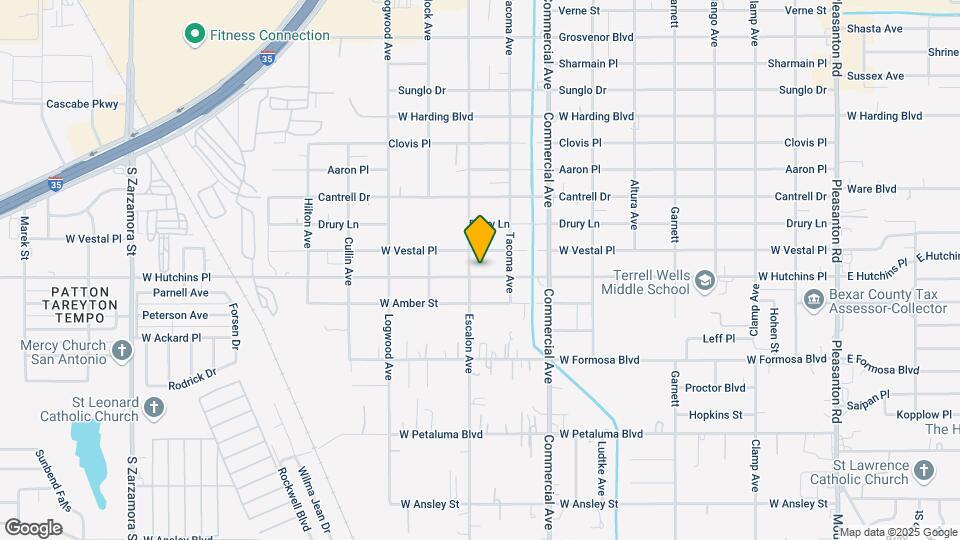 931 W Hutchins Pl Map and Location Details