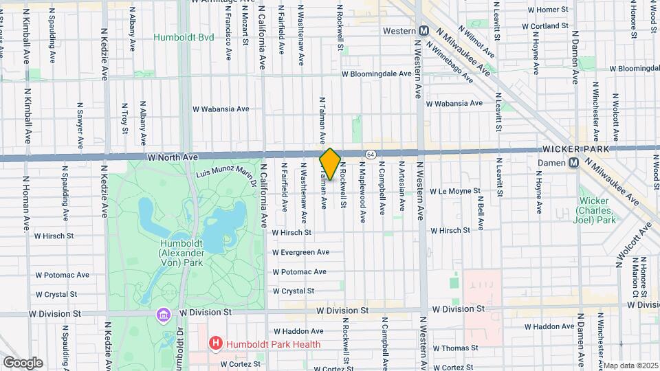 1509 N Talman Ave Map and Location Details
