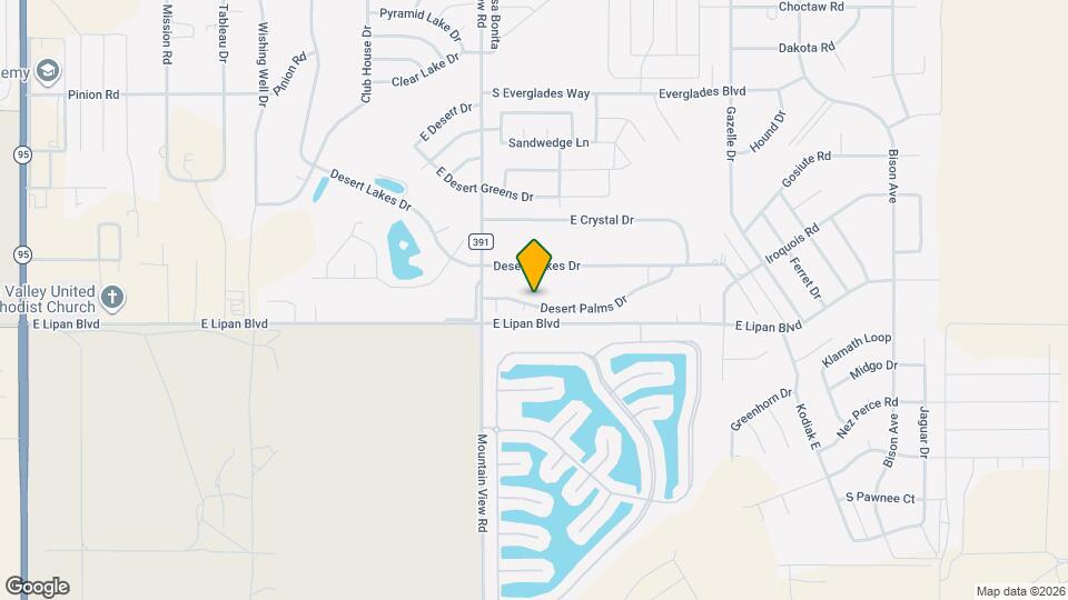 2037 Desert Palms Dr Map and Location Details