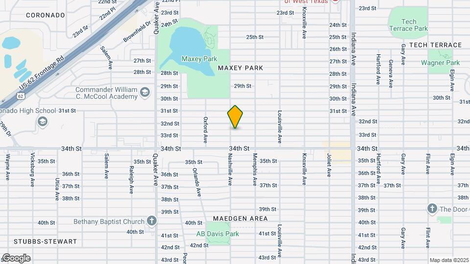 3818 33rd St Map and Location Details