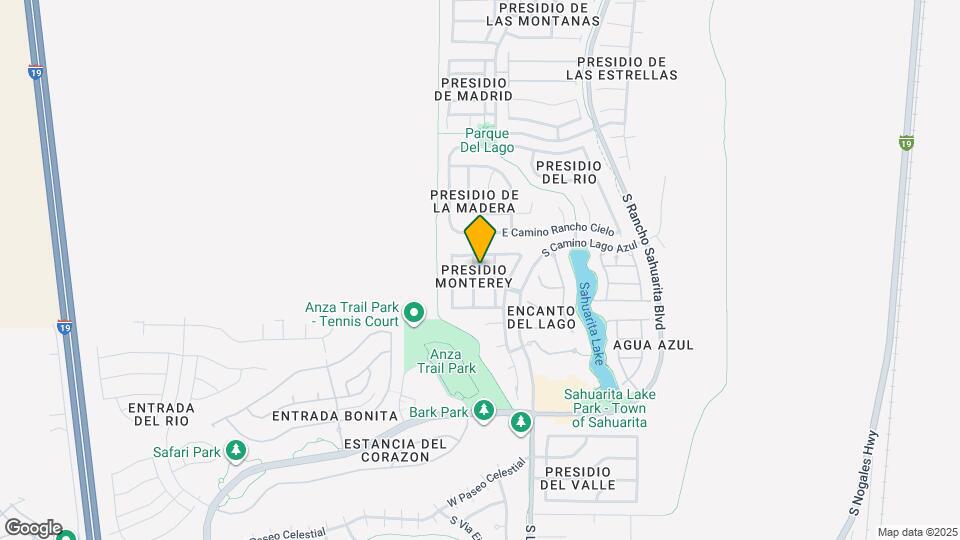 15205 S Avenida Rancho Sereno Mapa y Detalles de la Ubicación