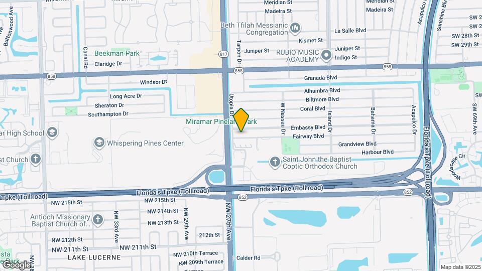 7937 Fairway Blvd Map and Location Details