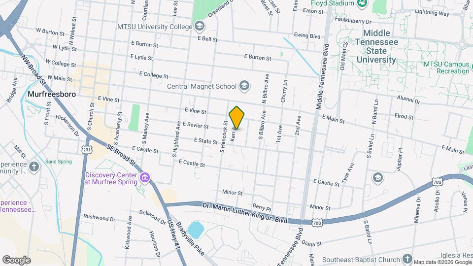 215 Kerr Ave Mapa y Detalles de la Ubicación