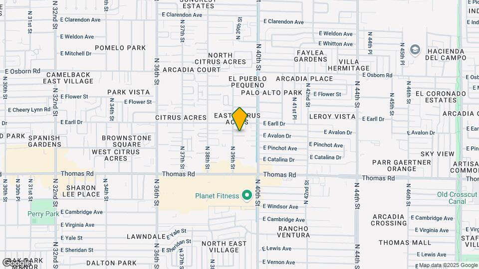 39 Townhomes Map and Location Details