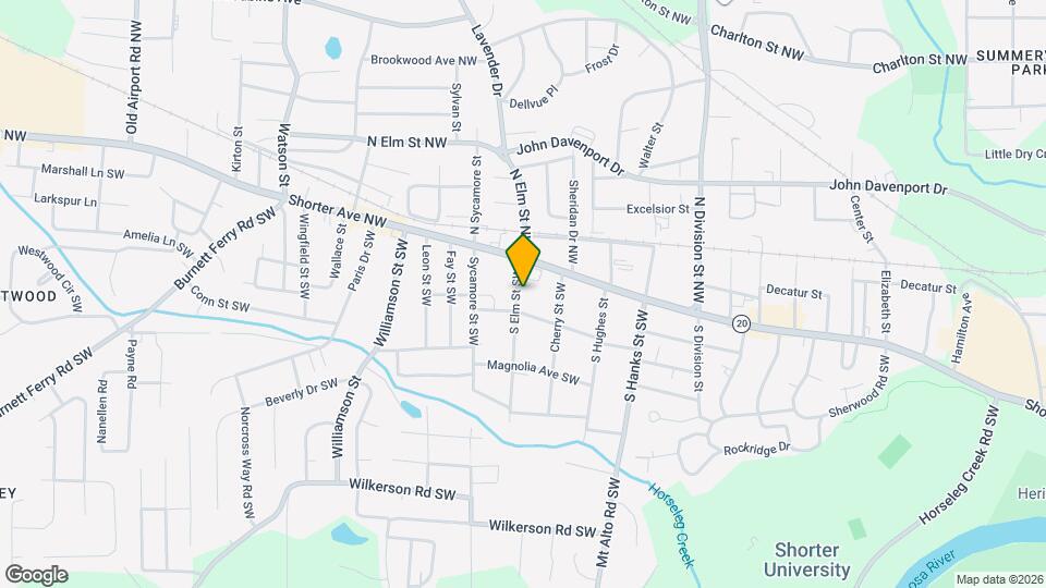 11 S Elm St SW Map and Location Details