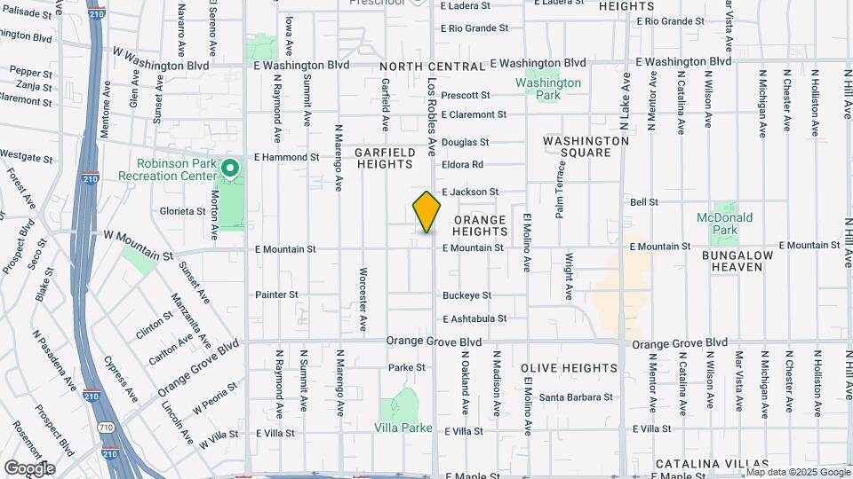 933 Los Robles Ave Mapa y Detalles de la Ubicación