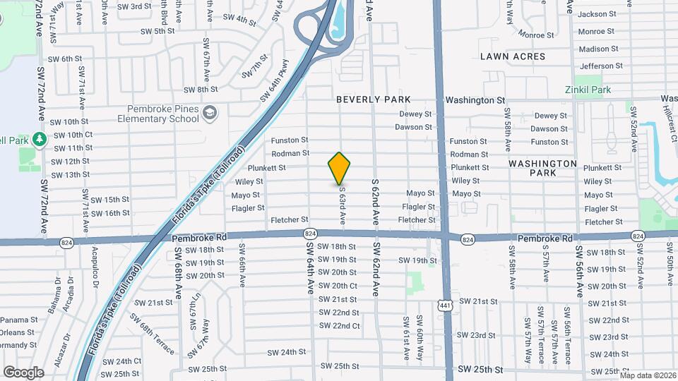 6301 Mayo St Map and Location Details