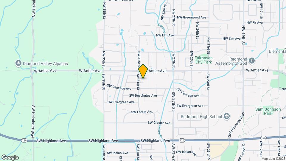 3035 SW Black Butte Ln Mapa y Detalles de la Ubicación