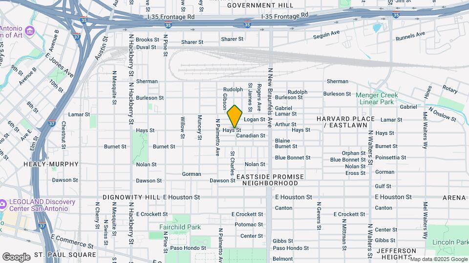 1132 Hays St Map and Location Details
