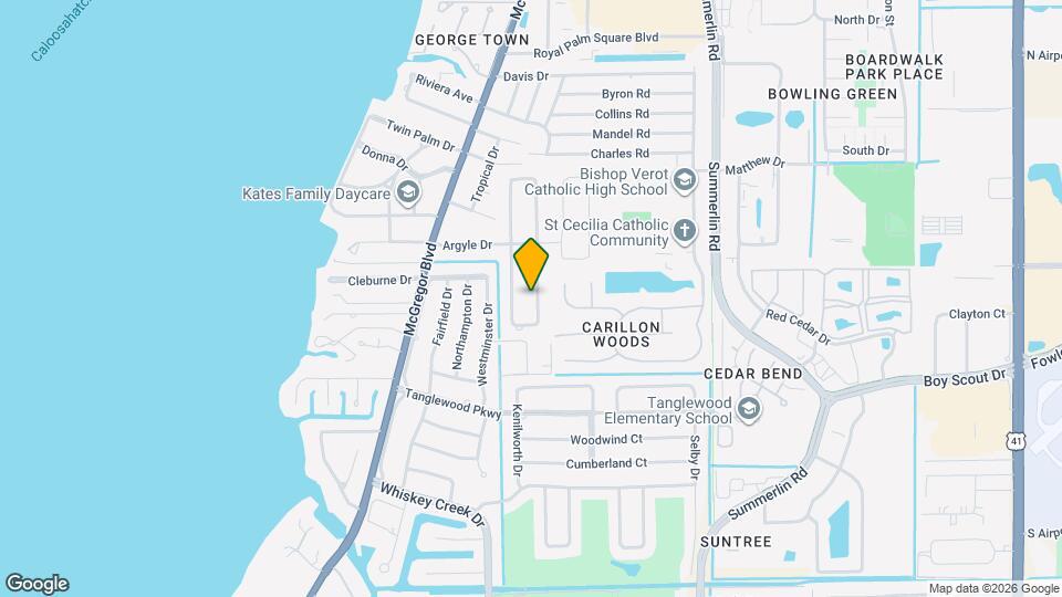 6346 St Andrews Cir S Map and Location Details