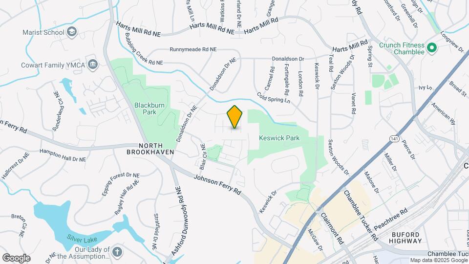 3643 Gambrell Ln Map and Location Details