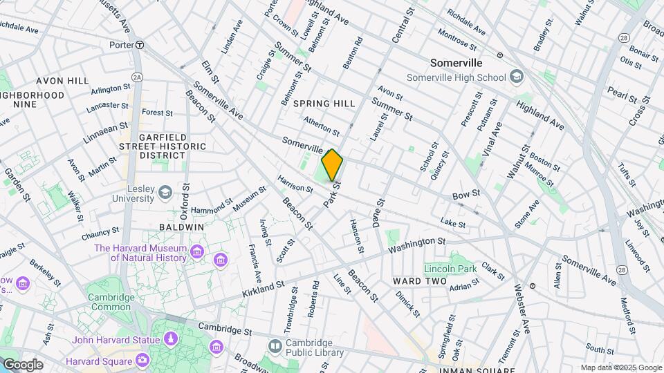 33 Park St, Unit 5 Map and Location Details
