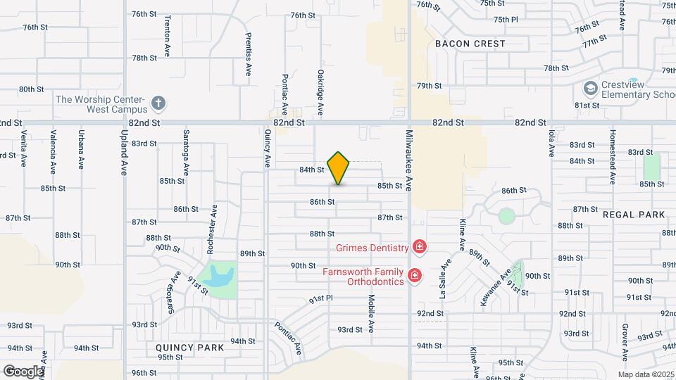 6551 85th St Map and Location Details