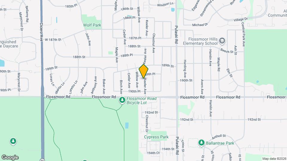 18960 Keeler Ave Map and Location Details