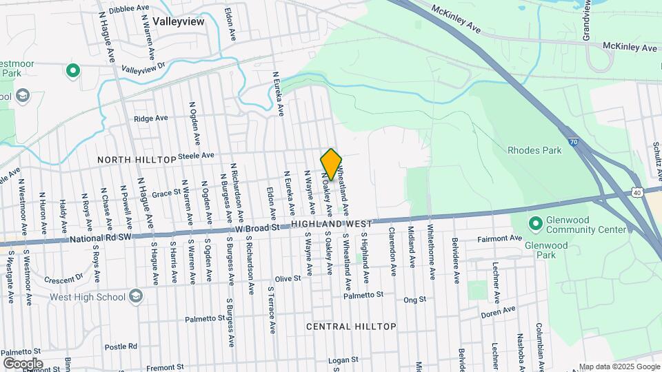 84 N Oakley Ave Map and Location Details