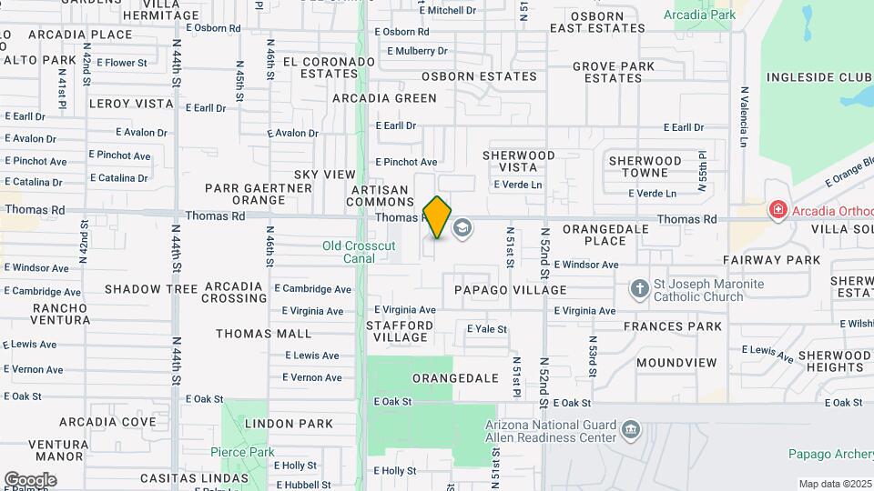 2835 N 49th Pl Map and Location Details