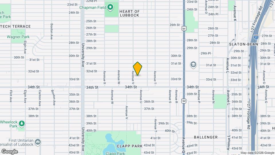 2118 33rd St Map and Location Details