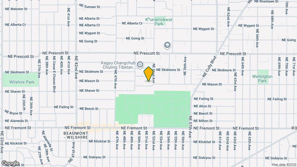 5109 NE Mason St, Unit Beautiful ADU for rent Mapa y Detalles de la Ubicación